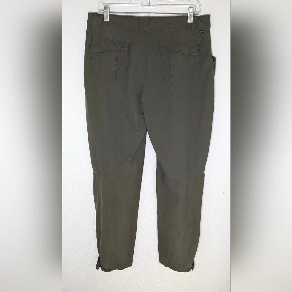 REI Olive Travel Joggers with Zip Pocket - Picture 4 of 12